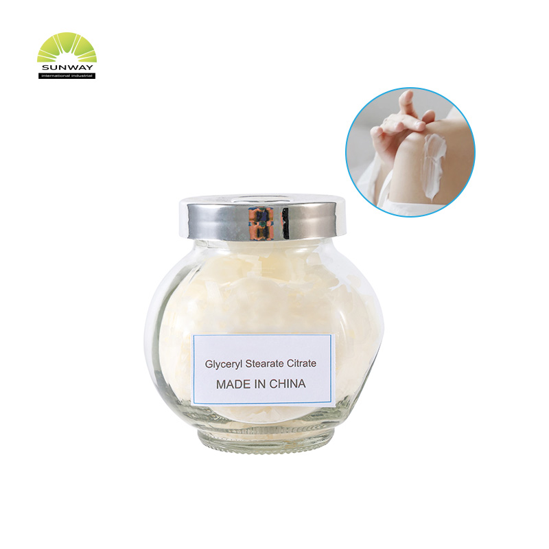 مستحلب تجميلي ممتاز، 100% غليسيريل ستيرات سيترات، رقم CAS 55840-13-6، للاستخدام في المكياج