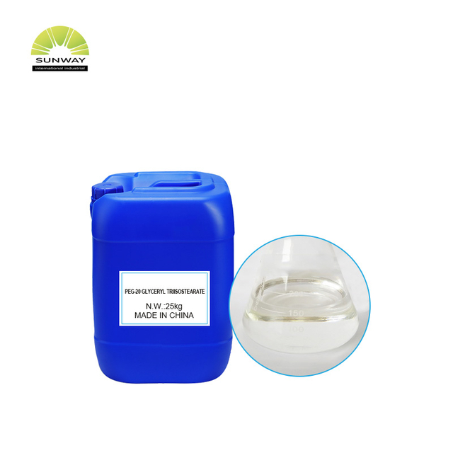 المواد الخام التجميلية: مستحلب PEG-20 غليسيريل ترايزوستيرات، رقم CAS 86846-21-1