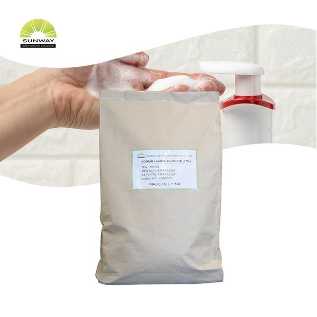 الشركة المصنعة الكيميائية السطحي كبريتات لوريل الصوديوم SLS المستخدمة في معجون الأسنان