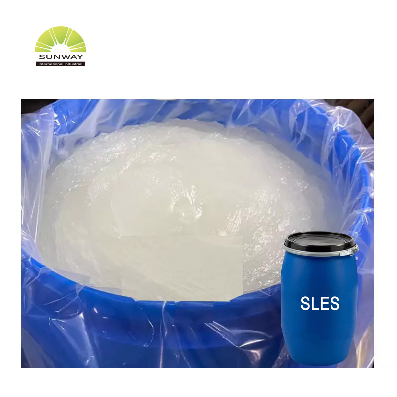 SLES 70 Sodium Lauryl Ether Sulfate CAS رقم 68585-34-2