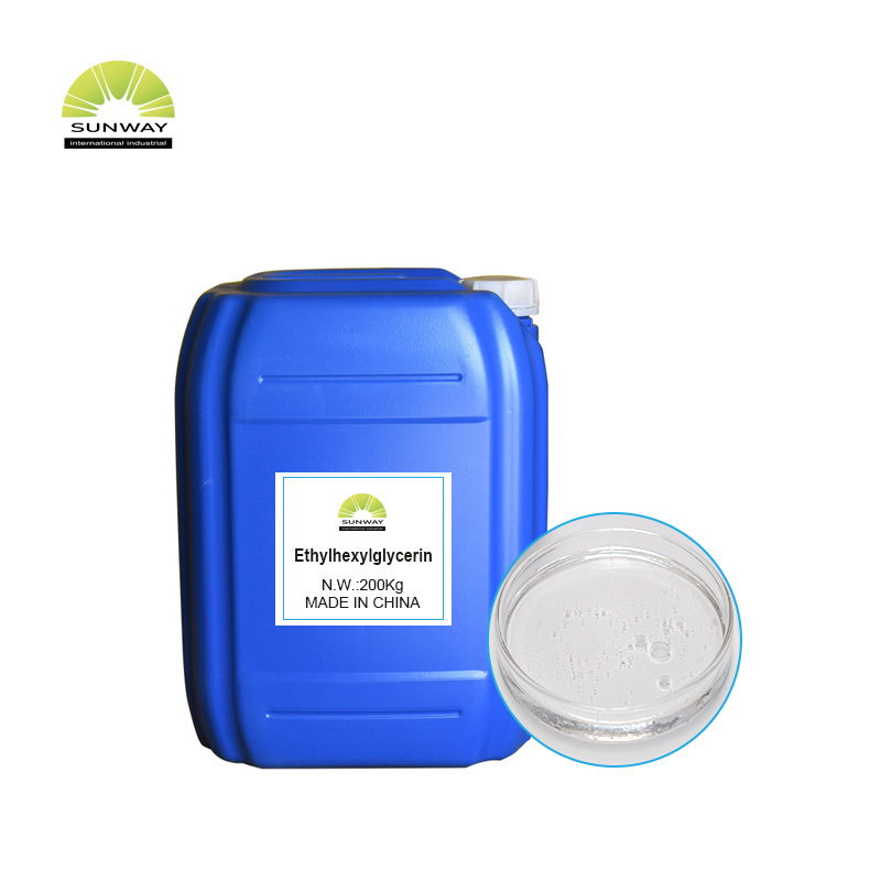 مواد خام منظفة عالية النقاء من الدرجة التجميلية، مواد حافظة، سائل شفاف، 99% إيثيل هكسيل جلسرين