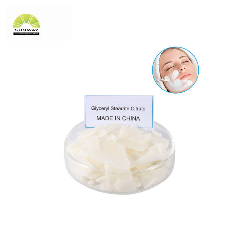 مستحلب تجميلي ممتاز، 100% غليسيريل ستيرات سيترات، رقم CAS 55840-13-6، للاستخدام في المكياج
