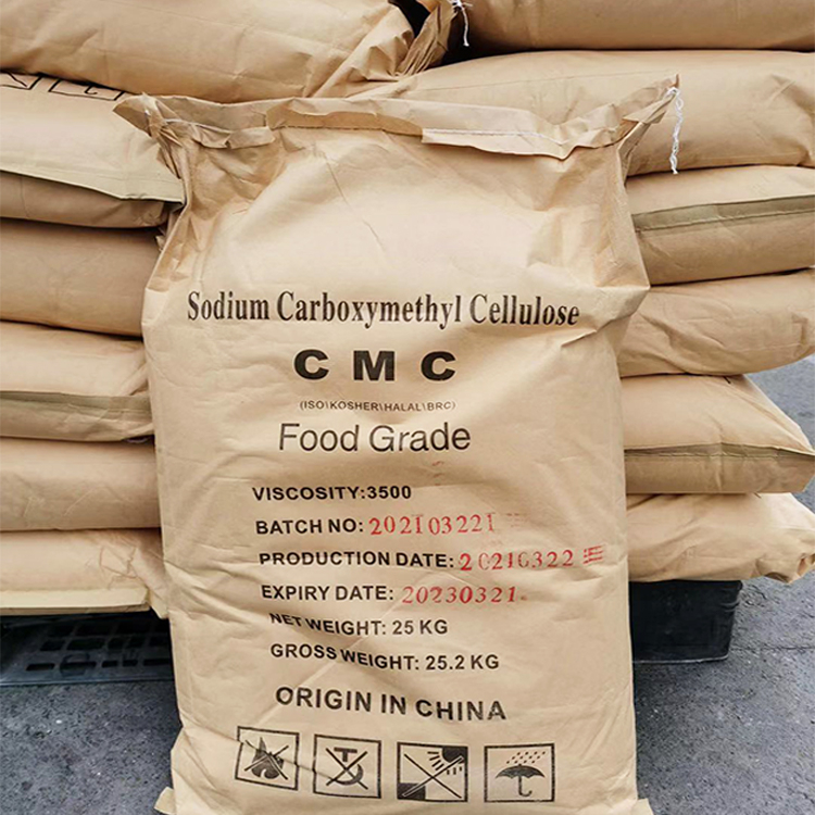 مثخن الغذاء الصف CMC مسحوق كربوكسي ميثيل السليلوز الصوديوم CAS رقم 9004-32-4