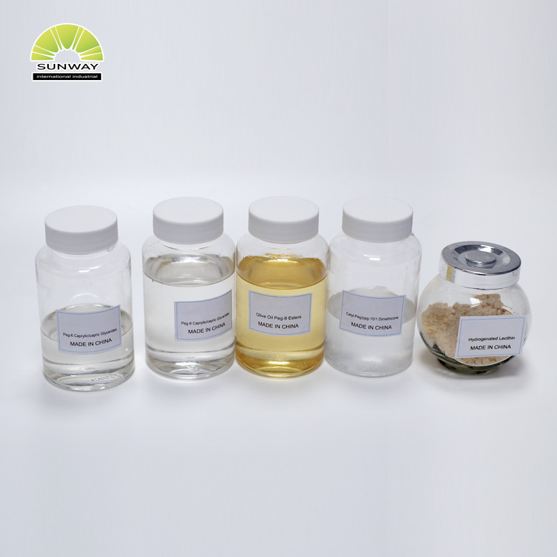 إسترات زيت الزيتون PEG-8 من الدرجة التجميلية المحبة للماء للعناية بالبشرة