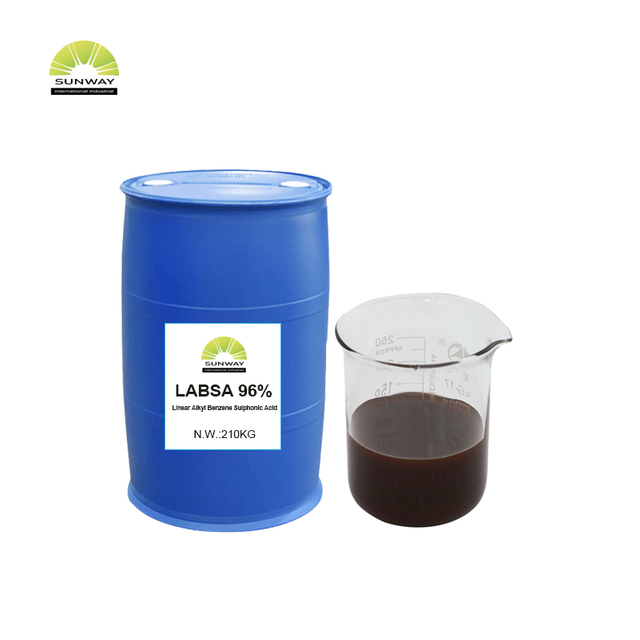 SUNWAY سائل السطحي الخطي الألكيل البنزين سلفوني سولفونيك مختبر 96 ٪