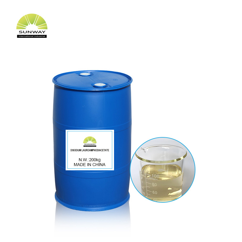مادة خافضة للتوتر السطحي أمفوتيرية خفيفة من الدرجة التجميلية CAS 14350-97-1 ثنائي أسيتات لورو أمفودياسيتات الصوديوم