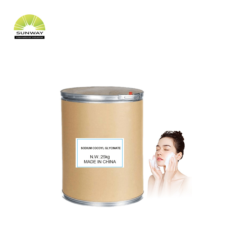 المواد الخام التجميلية: مواد فعالة سطحية، كوكويل جليسينات الصوديوم، CAS 90387-74-9