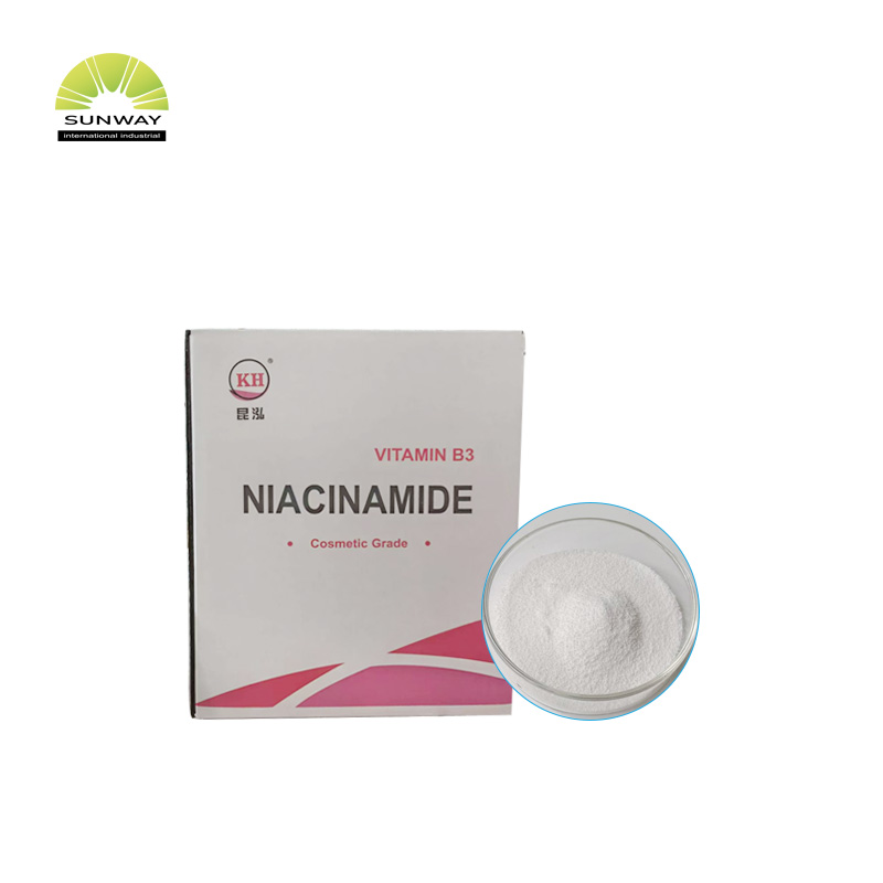 مسحوق النياسيناميد (فيتامين ب3) - مادة خام تجميلية من المصنع - لسيروم تفتيح البشرة